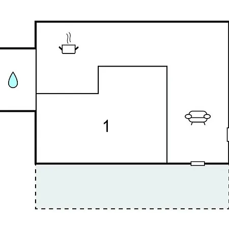 1 Bedroom Gorgeous In Rogotin-ploce