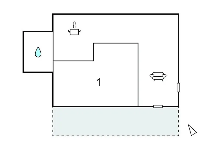 1 Bedroom Gorgeous In Rogotin-ploce